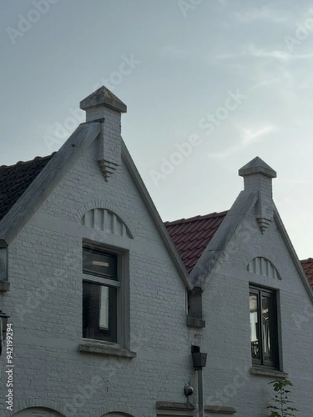 Obraz old house in the town