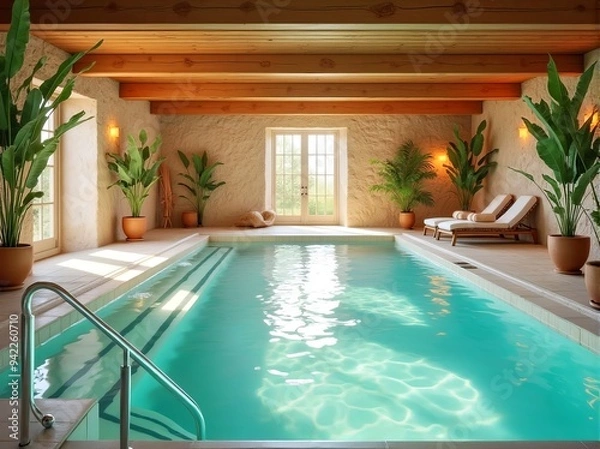 Fototapeta Entspannung am Pool