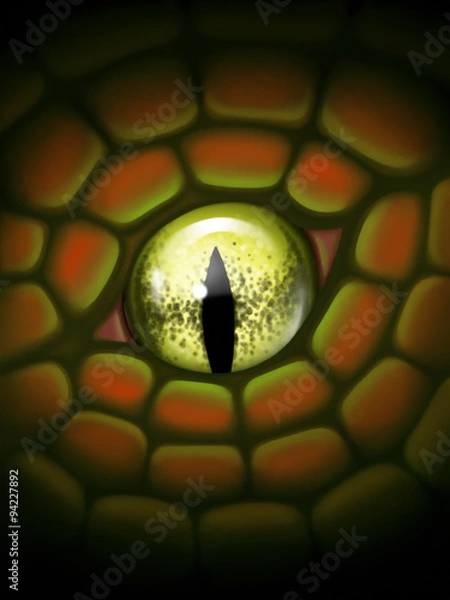 Fototapeta Dragon eye