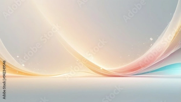 Fototapeta abstract background with waves