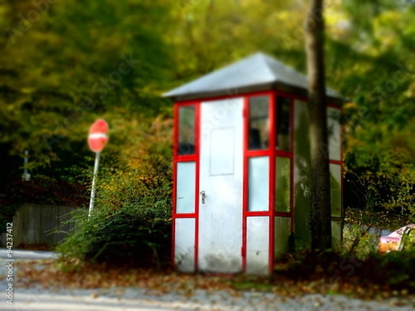 Obraz Kleines Häuschen im Herbst