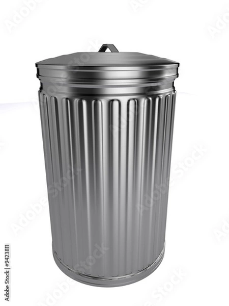 Fototapeta 3d mülltonne