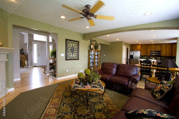 Obraz Trendy Modern Dining Room and Dinner Table