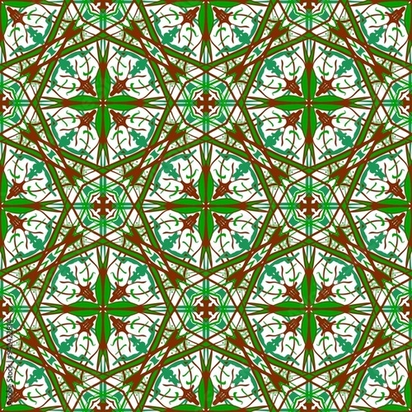 Fototapeta pattern with flowers