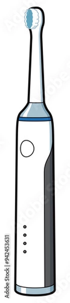 Obraz 電動歯ブラシ　イラスト