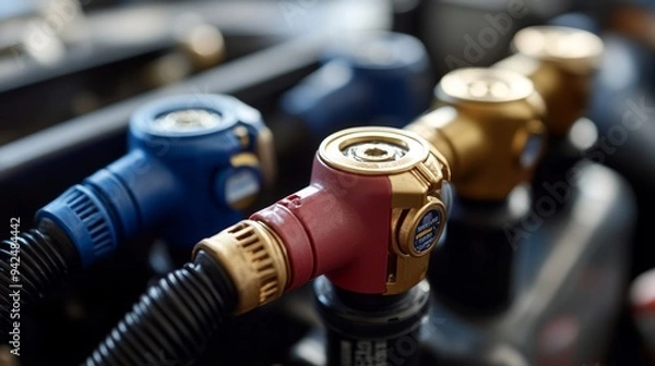 Obraz Industrial Connectors.