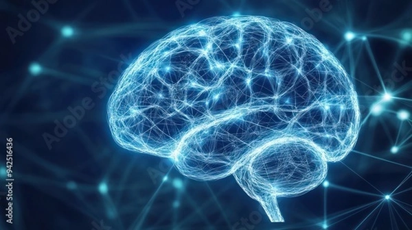Obraz Abstract Representation of the Human Brain