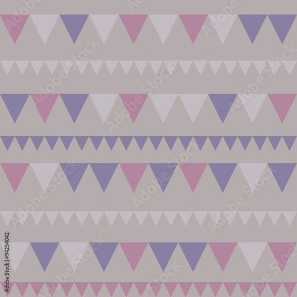 Fototapeta Triangles seamless background