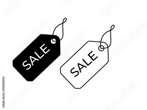 Fototapeta price tag vector icon