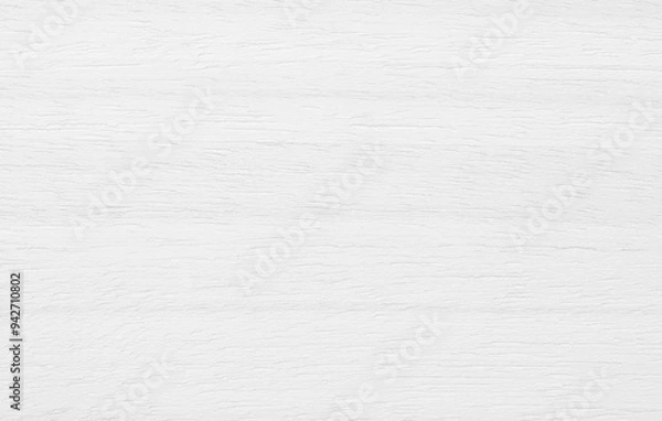 Obraz White wooden wall background, texture of bark wood with old natural pattern for design art work, top view of grain timber.