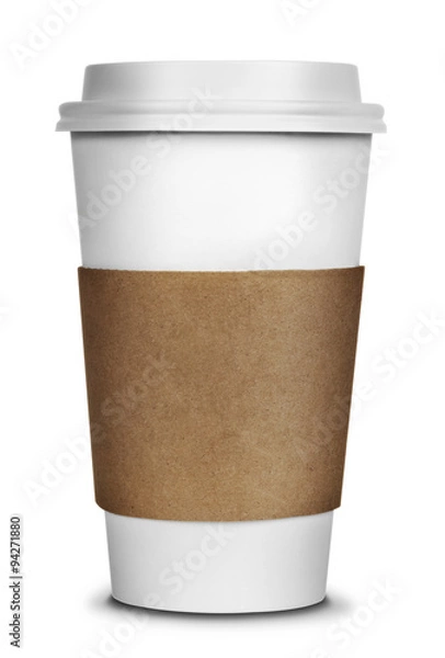 Obraz Puchar kawy odizolowany