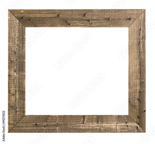 Obraz empty old barn wood frame