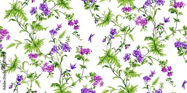 Obraz Echo Floral Seamless Pattern