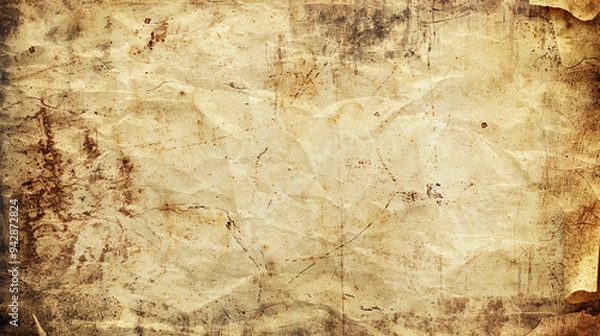 Fototapeta old vintage grunge ripped paper texture retro background