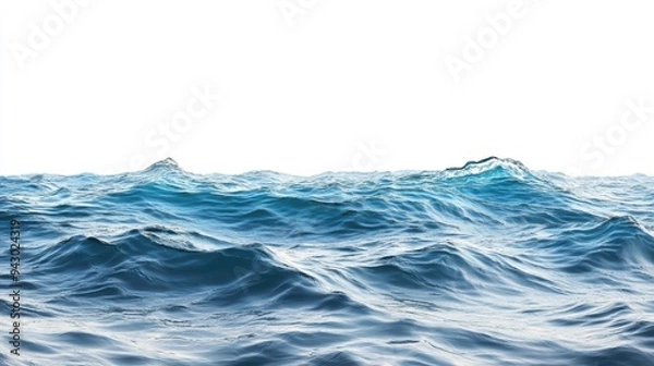Obraz Tranquil blue ocean waves clear sky