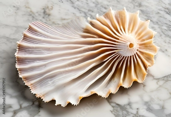 Fototapeta Seashell are beautiful, used as decorations, have patterns and colors.