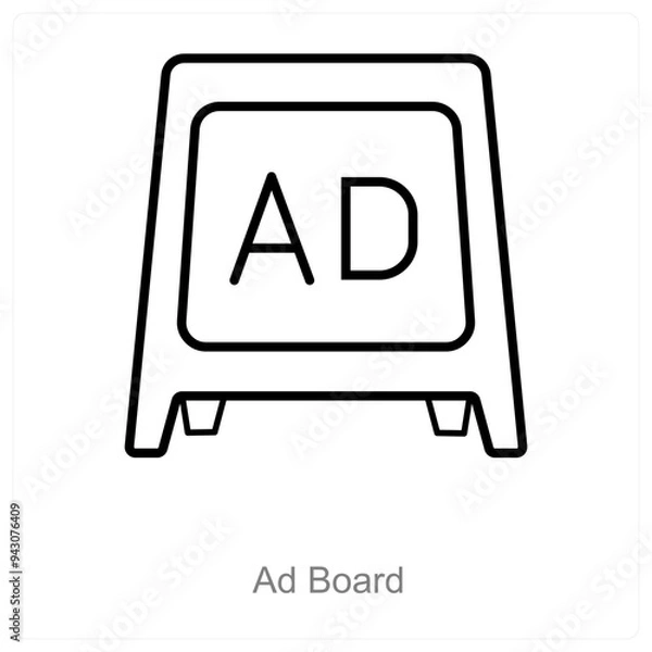 Fototapeta Ad Board