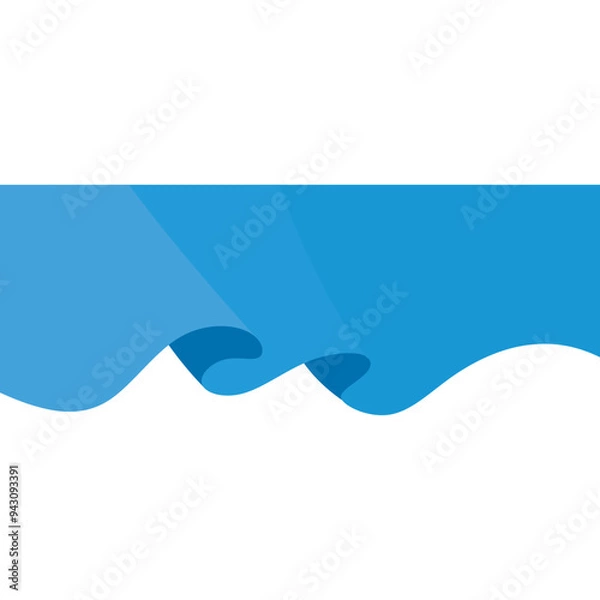 Fototapeta Wave Flag Header