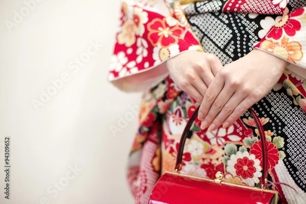 Fototapeta 着物姿の女性