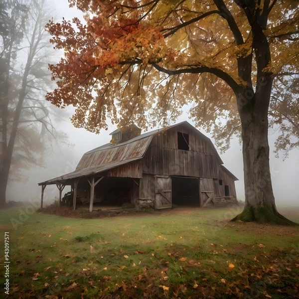 Obraz old farm house