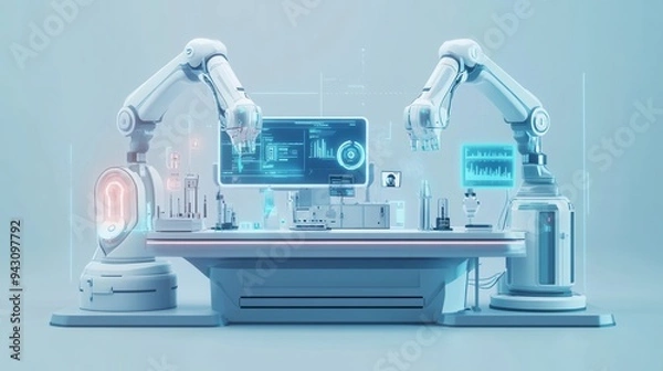 Obraz Automated Robotics Lab Scenarios