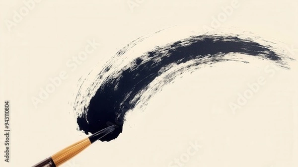 Obraz A splash of ink