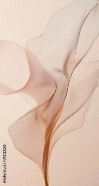 Obraz A beautiful beige colored flower