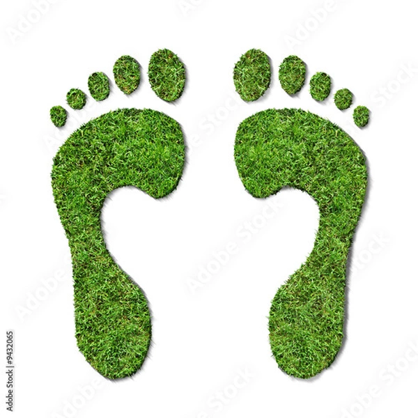 Obraz Green Footprints