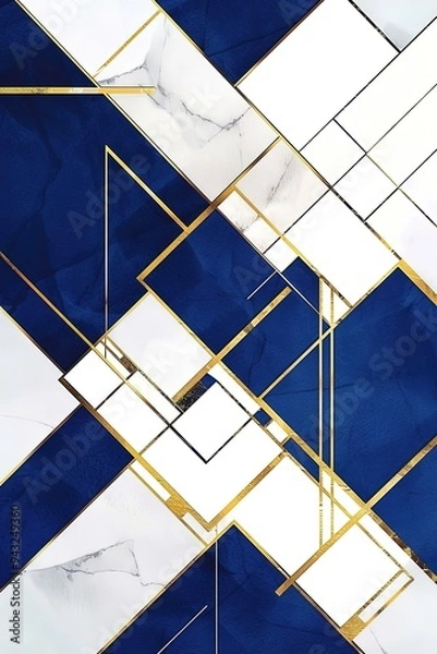 Fototapeta Book Cover Inner Evolution: Geometric Shapes Symbolizing Growth and Change Geometric Reflections: A Minimalist Approach to Inner Discovery