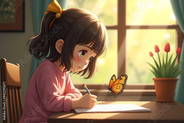 Obraz woman reading a book