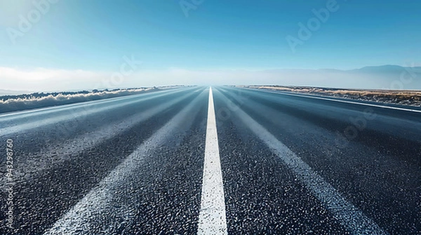 Fototapeta empty road