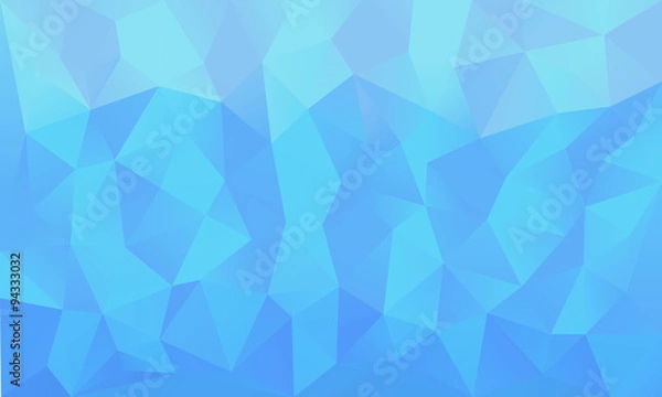 Fototapeta low poly background blue 4