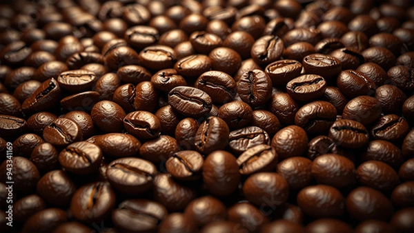 Fototapeta Elegant Coffee Beans and Cup Backgrounds for Stunning Designs | Rustic Coffee Beans and Cup Stock Images for Creative Projects | Premium Coffee Beans and Cup Backgrounds for Eye-Catching Visuals