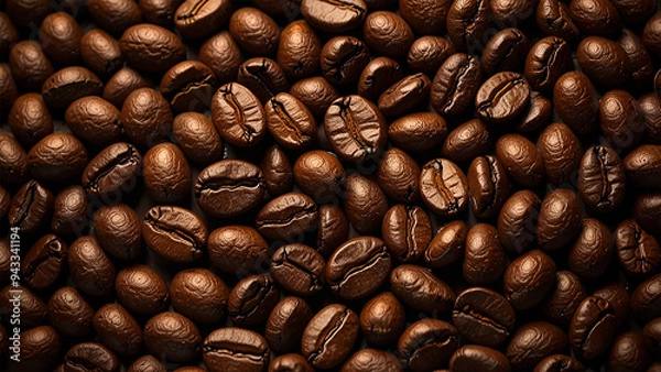 Fototapeta Elegant Coffee Beans and Cup Backgrounds for Stunning Designs | Rustic Coffee Beans and Cup Stock Images for Creative Projects | Premium Coffee Beans and Cup Backgrounds for Eye-Catching Visuals