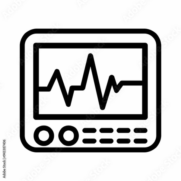 Obraz Cardiogram icon