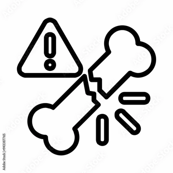 Obraz Bone Fracture icon