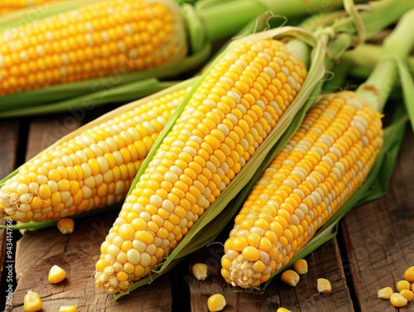 Obraz corn isolated on white background