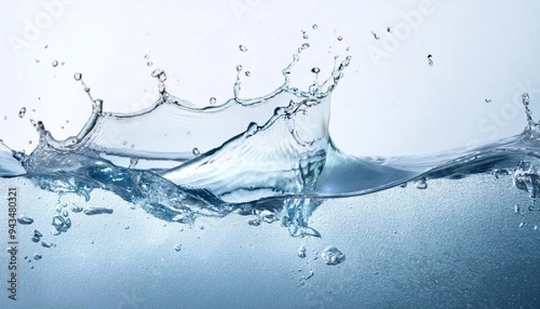 Obraz clean water spalsh background