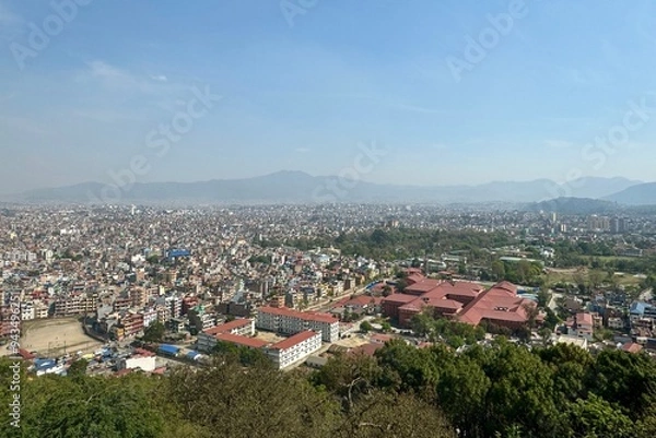 Obraz カトマンズのスワヤンブナートからの眺め