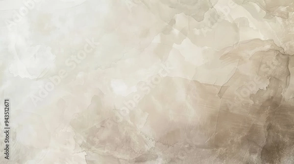 Fototapeta Abstract beige watercolor