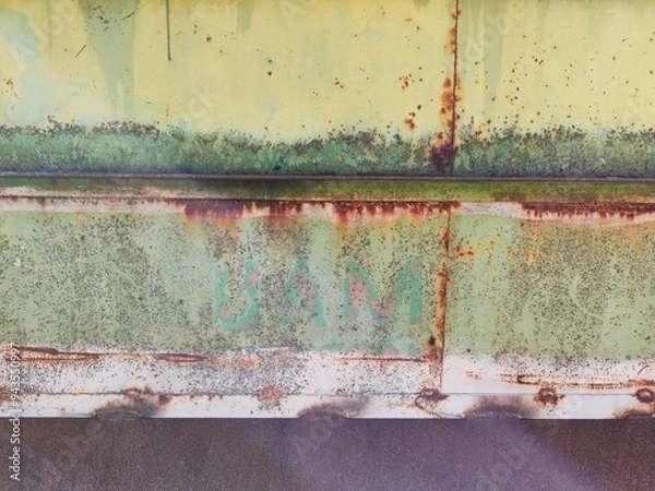 Fototapeta old painted wall