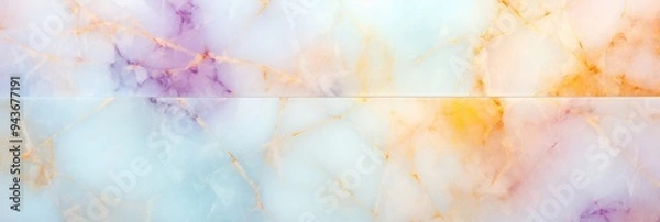 Fototapeta Luxurious seamless multicolored marble texture pattern for elegant and sophisticated designs