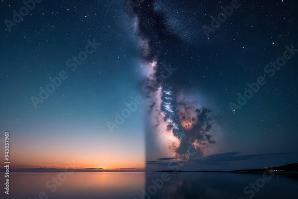 Obraz refinery at night