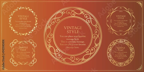 Fototapeta フレームデザイン