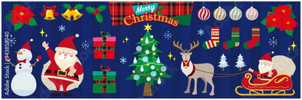 Fototapeta クリスマスのイラスト素材