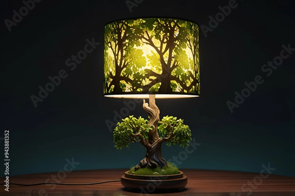 Obraz lamp on the table