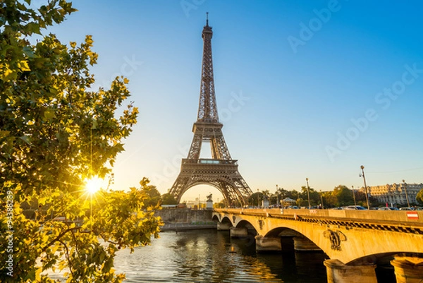 Fototapeta Wieża Eiffla w Paryżu Wieża Eiffla Tour Eiffel