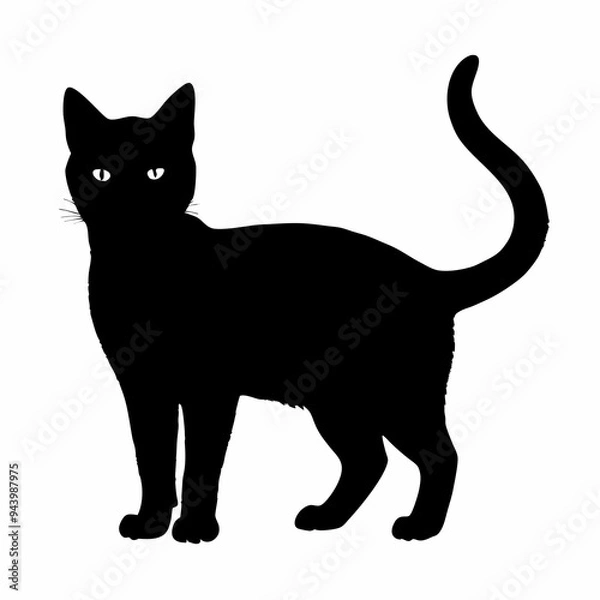 Fototapeta Cat Silhouette | Cat SVG Cat Cut Files | Cat Svg | Kitten Svg | Cat Vector CATS Bundle SVG, Cut Files for Cricut, Cats Clipart, Kitten Svg