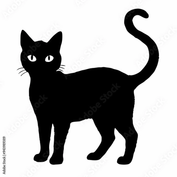 Fototapeta Cat Silhouette | Cat SVG Cat Cut Files | Cat Svg | Kitten Svg | Cat Vector CATS Bundle SVG, Cut Files for Cricut, Cats Clipart, Kitten Svg