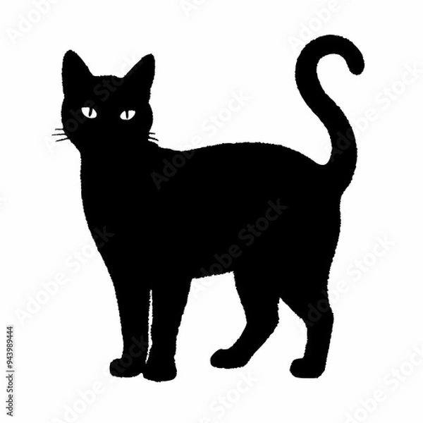 Fototapeta Cat Silhouette | Cat SVG Cat Cut Files | Cat Svg | Kitten Svg | Cat Vector CATS Bundle SVG, Cut Files for Cricut, Cats Clipart, Kitten Svg